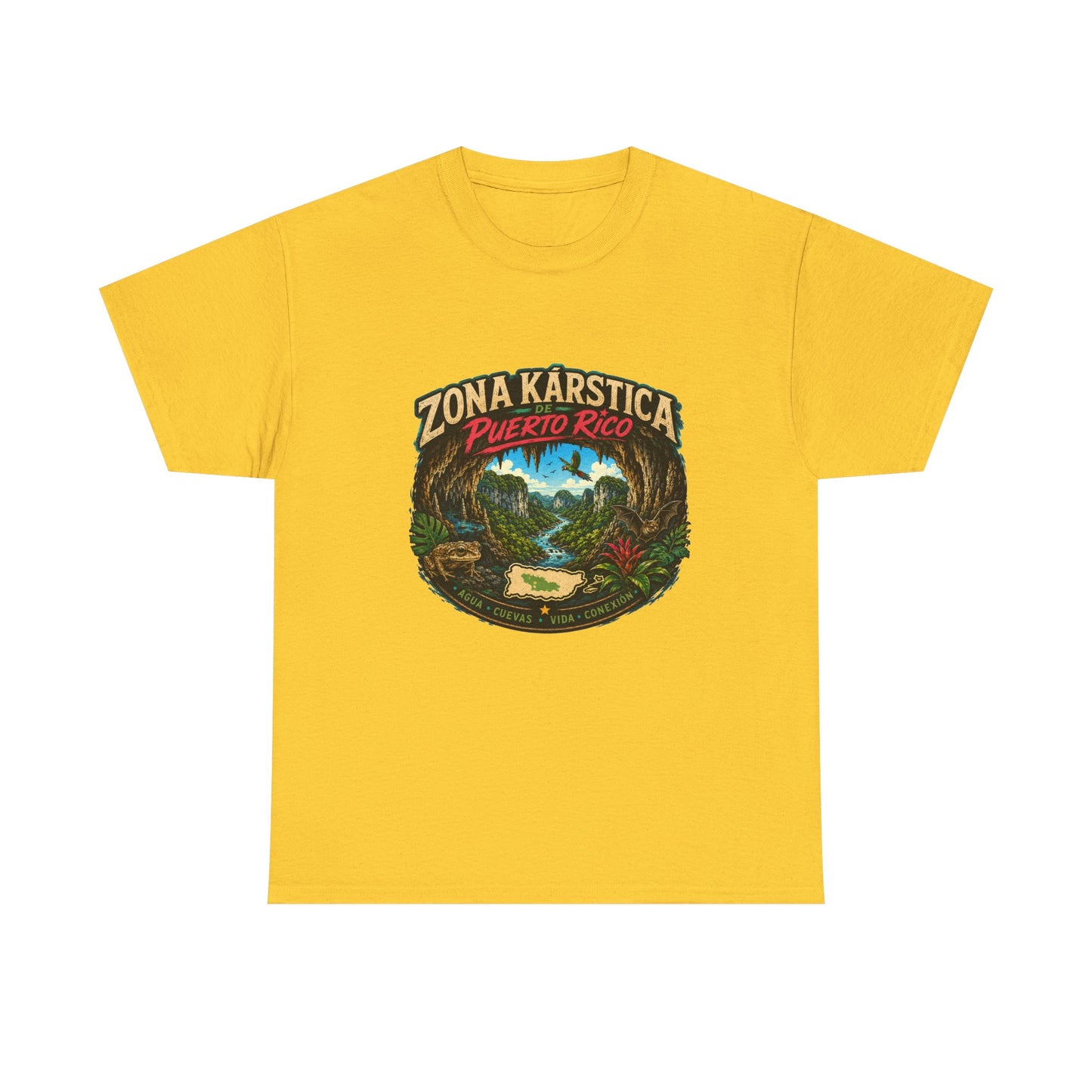 Puerto Rico Zona Kárstica T-Shirt — Tropical Cave & Rainforest Graphic Tee
