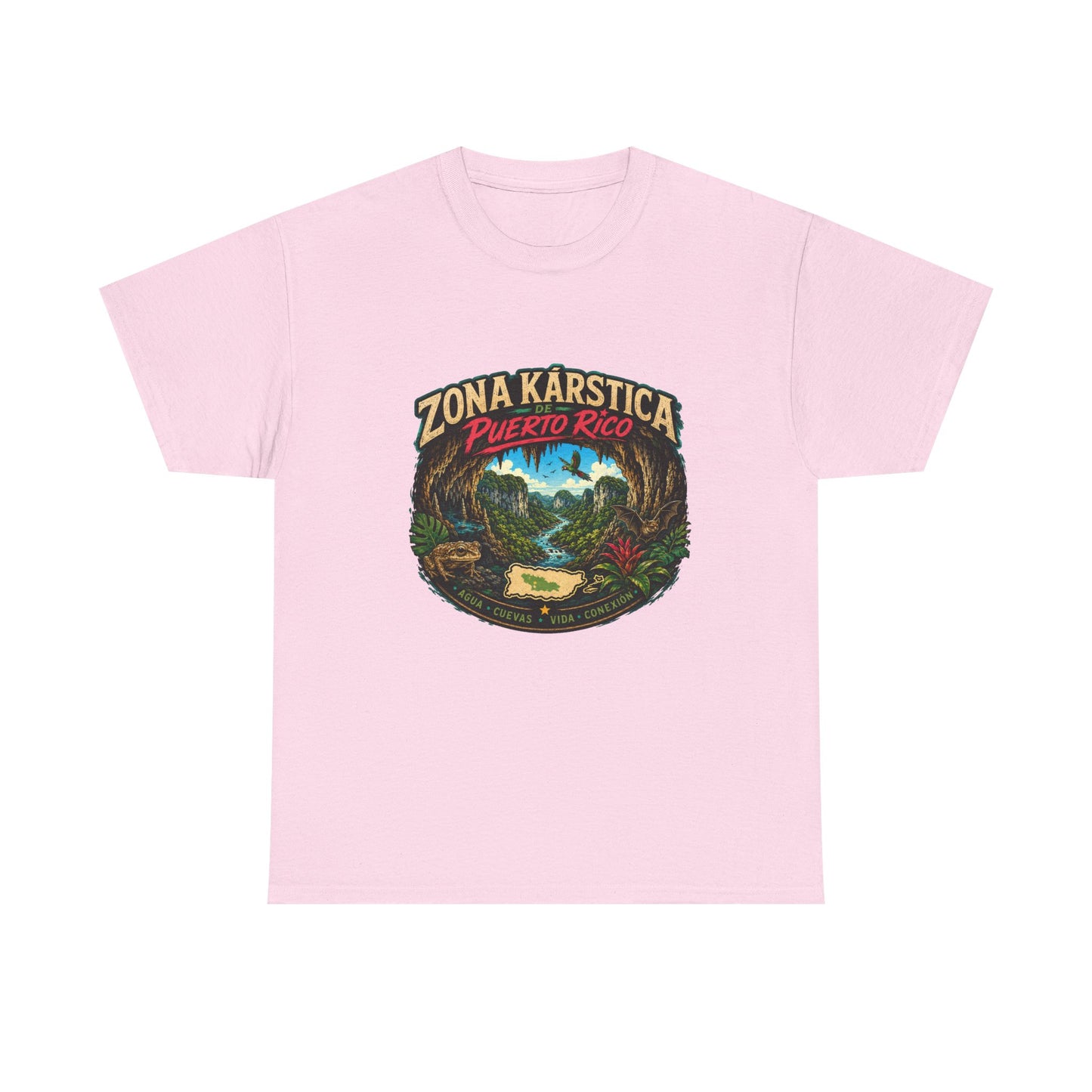 Puerto Rico Zona Kárstica T-Shirt — Tropical Cave & Rainforest Graphic Tee