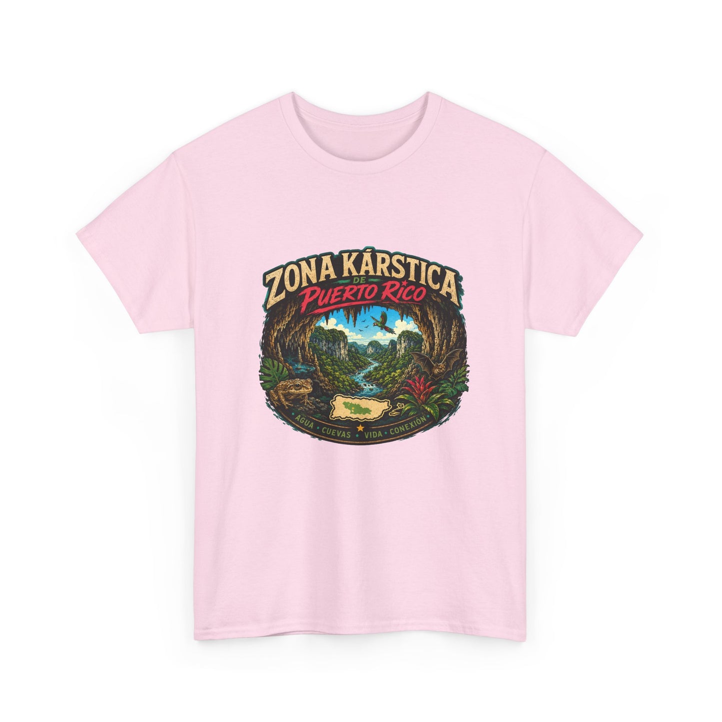Puerto Rico Zona Kárstica T-Shirt — Tropical Cave & Rainforest Graphic Tee