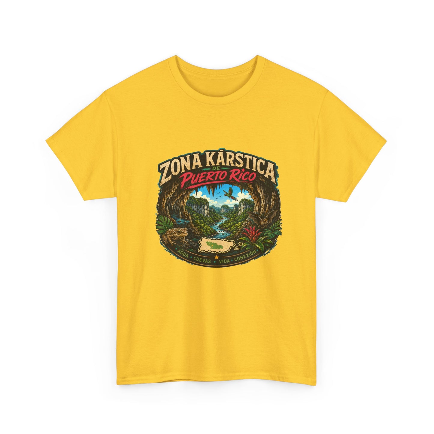 Puerto Rico Zona Kárstica T-Shirt — Tropical Cave & Rainforest Graphic Tee